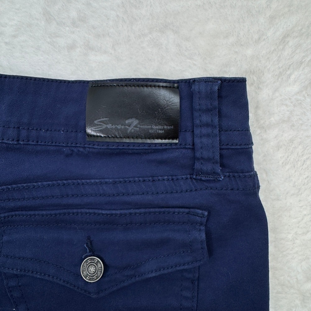 Seven7 Navy Skinny Pants - Picture 10 of 13